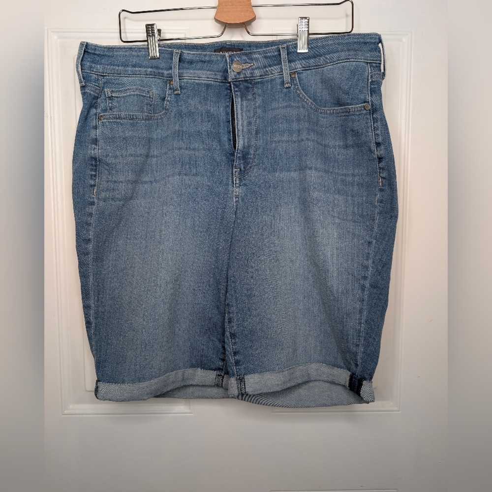Light Blue Denim Shorts